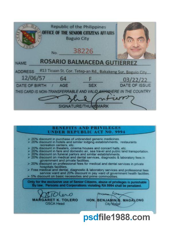 Philippines Citizens Affairs Card